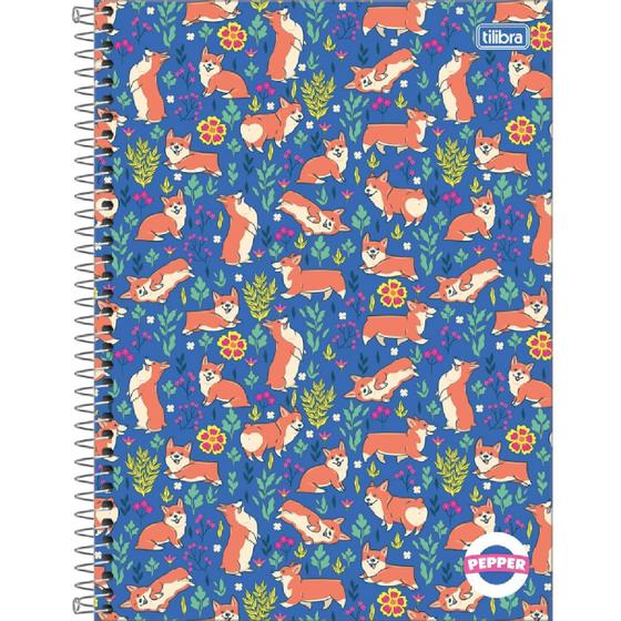 Imagem de Caderno Espiral Tilibra Pepper Feminino Capa Dura 1/4 (PEQUENO) 80 Folhas