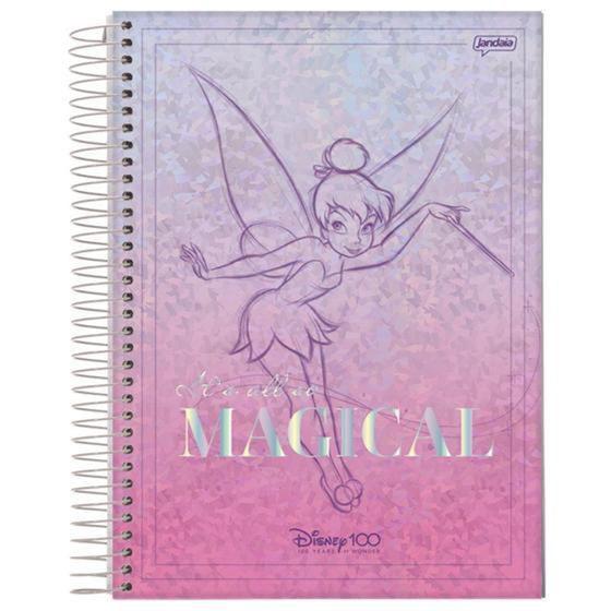 Imagem de Caderno espiral univ cd 1x1 80fls disney 100th - JANDAIA