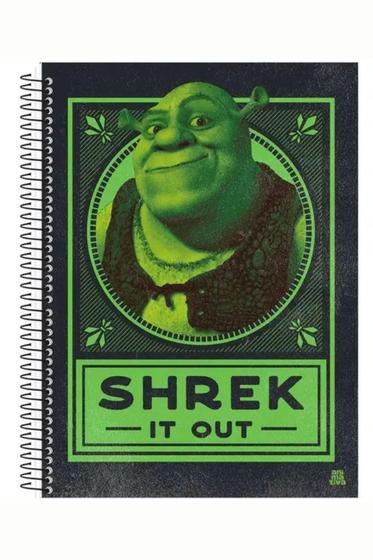 Imagem de Caderno Espiral Universitário 10 Matérias com 160 Folhas - Shrek