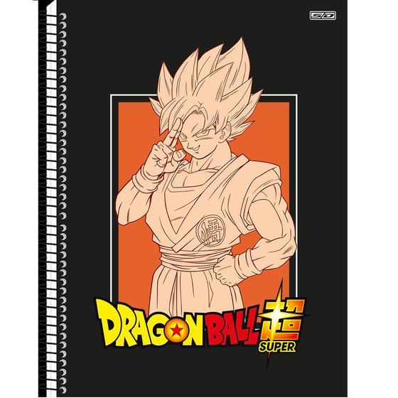 Imagem de Caderno Espiral Universitário Dragon Ball 1 Matéria 80 Folhas SÃO DOMINGOS