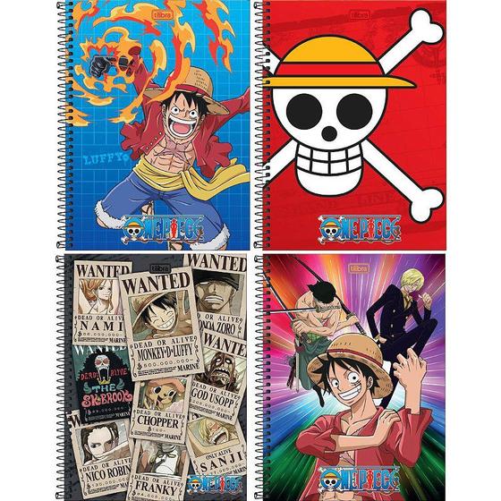 Imagem de Caderno Espiral Universitário One Piece 160 Fls - Tilibra