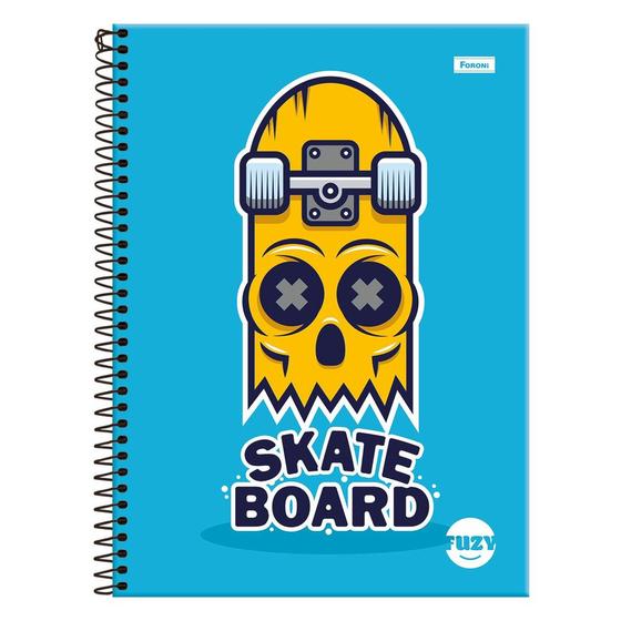 Imagem de Caderno Fuzy Skate Board - 80 Folhas - Foroni