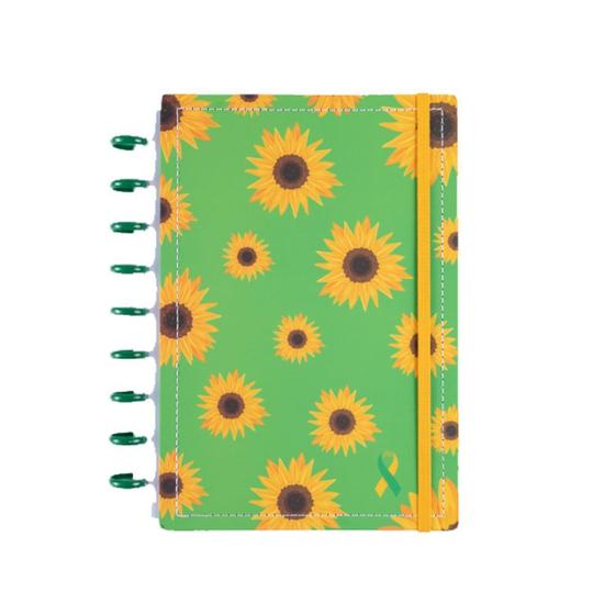 Imagem de Caderno Girassóis Síndrome Ocultas Diskô