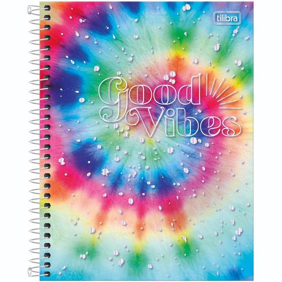 Imagem de Caderno Good Vibes Capa Dura Uni 1 Matéria Tilibra