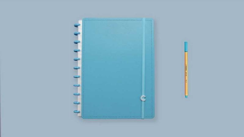 Imagem de Caderno grande all blue caderno inteligente