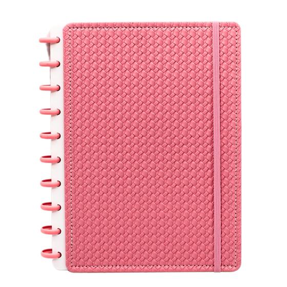 Imagem de Caderno Grande com 10 Discos Trançado Capa Dura com Divisória Elástico Luxo Premium