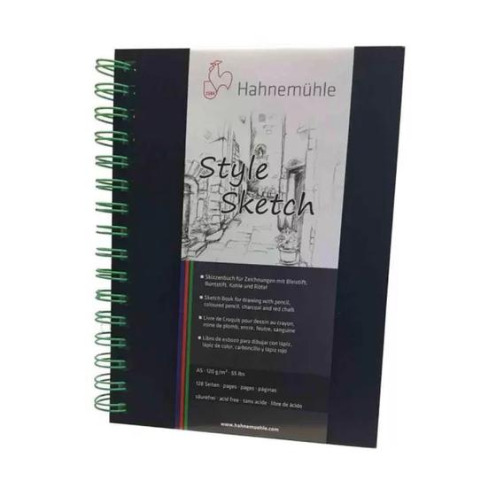 Imagem de Caderno Hahnemuhle Style Sketch Espiral A6 Verde