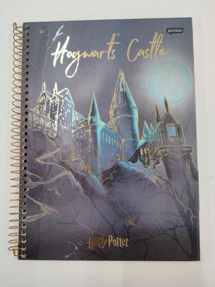 Imagem de Caderno Harry Potter 96 folhas. Marca Jandaia. Papel 56g/m2