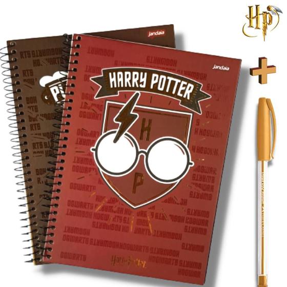 Imagem de Caderno Harry Potter Colegial 1 matéria decorado jandaia