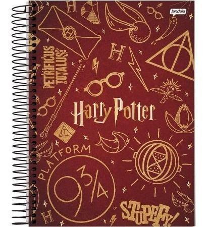 Imagem de Caderno Harry Potter Espiral 96fls Jandaia - Sortido
