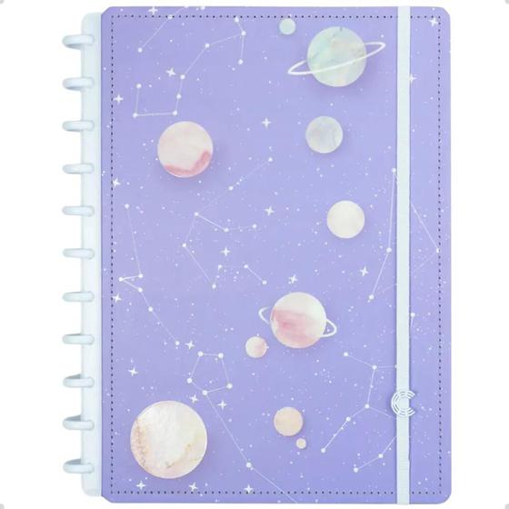 Imagem de Caderno Inteligente By GoCase Galaxia Grande Customizável 80 Folhas Offset 90g