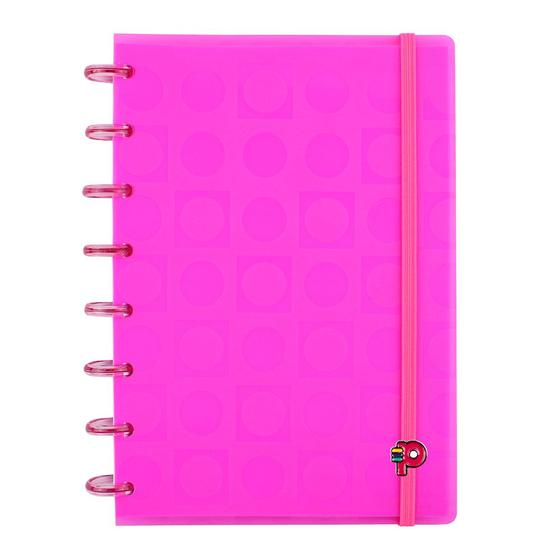 Imagem de Caderno Inteligente Colegial Bubble Rosa Neon Popdisc