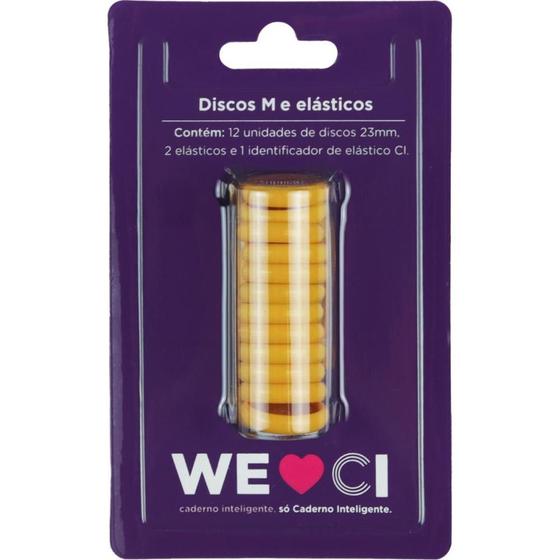 Imagem de Caderno Inteligente Discos Médio 23MM com 12 Discos e Elástico