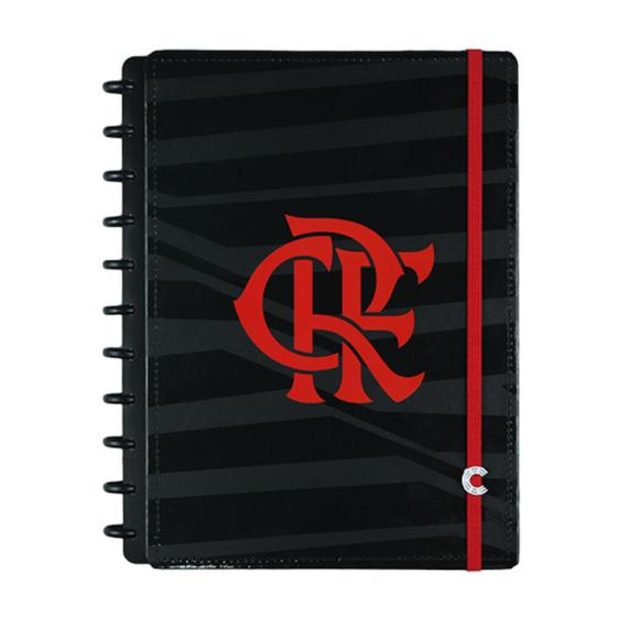 Imagem de Caderno Inteligente Flamengo Rubro Negro Ci Tamanho Grande de Disco 80 Folhas