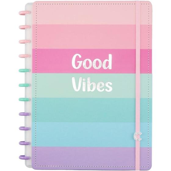 Imagem de Caderno Inteligente Grande Good Vibes BY INDY 80FL