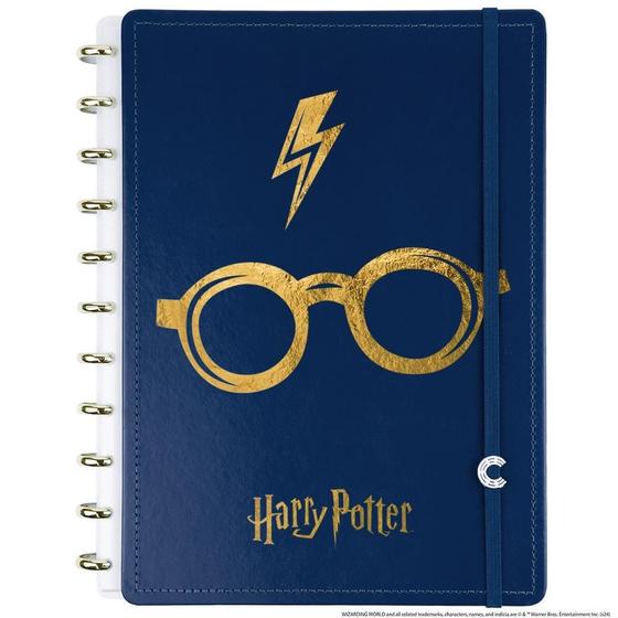 Imagem de Caderno Inteligente Harry Potter Azul - Grande