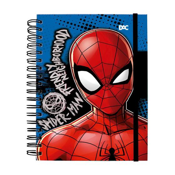 Imagem de Caderno Inteligente Marvel Homem Aranha 80 folhas Dac 