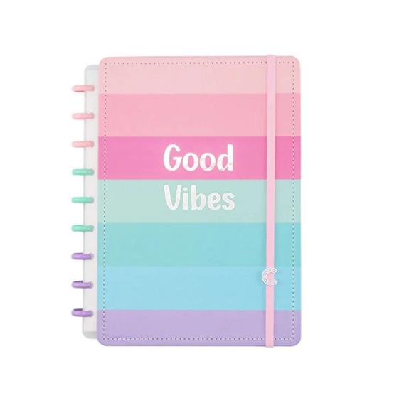 Imagem de Caderno Inteligente Médio Good Vibes By Indy 80 Folhas