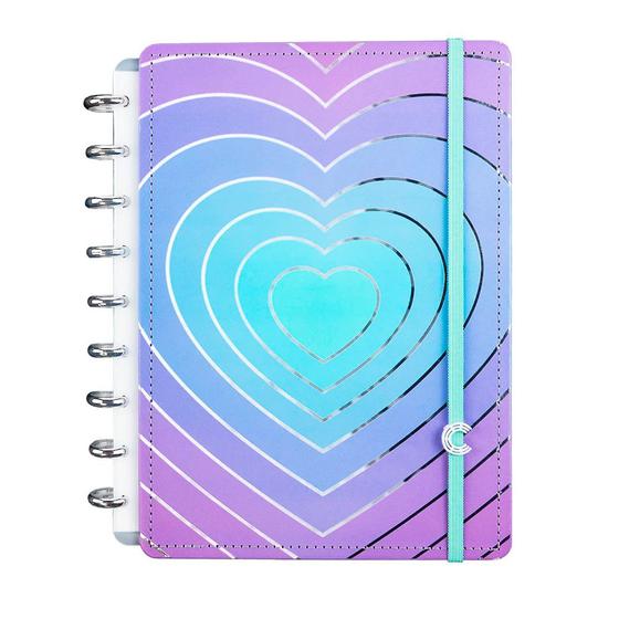 Imagem de Caderno Inteligente Médio Silver Love 80Fls