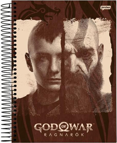 Imagem de Caderno Jandaia universitário god of war ragnarok 80 folhas