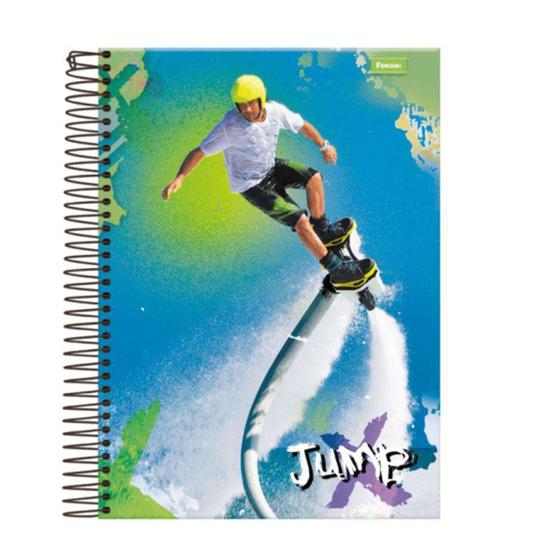 Imagem de Caderno Jump 20 Materias 400 Folhas Foroni