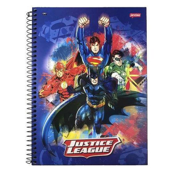 Imagem de Caderno Liga da Justiça 1 Materia - Jandaia - Ref 843