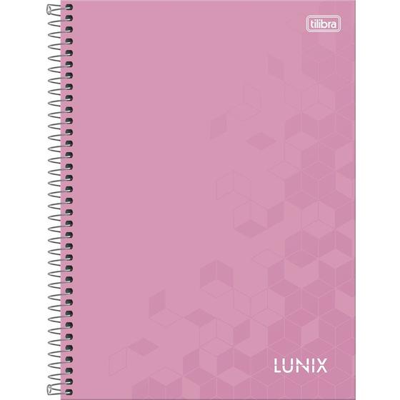 Imagem de Caderno Lunix Rosa Claro - 160 Folhas - Tilibra