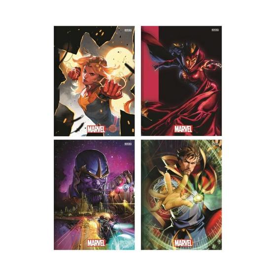 Imagem de Caderno Marvel 80 Folhas Jandaia (CAPAS SORTIDAS)