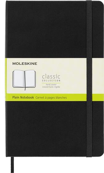 Imagem de Caderno Moleskine Classic, capa dura, grande, preto, 240 páginas