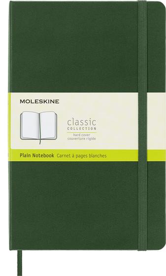 Imagem de Caderno Moleskine Classic, capa dura, grande, verde murta