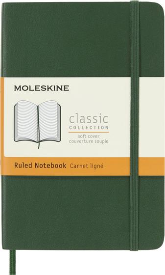 Imagem de Caderno Moleskine Classic - Capa Macia com Bolso - Verde Murta