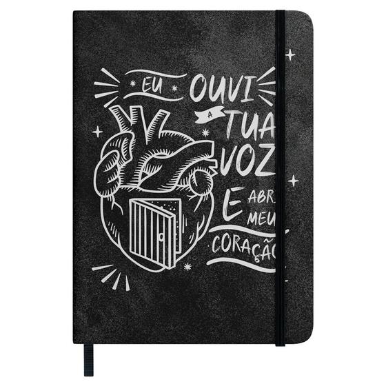 Imagem de Caderno Moleskine  Com Pauta  Capa Abri Meu Coração