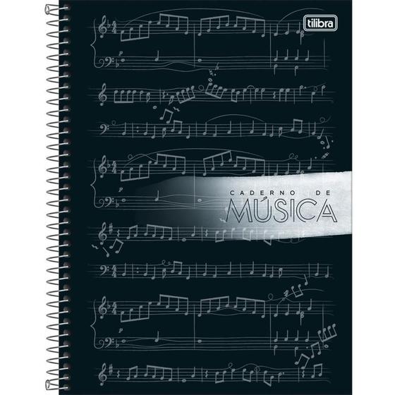 Imagem de Caderno Música Universitário Capa Dura 80FLS PCT com 05