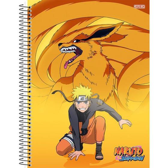 Imagem de Caderno Naruto 10 Materia Capa Dura Naruto 160 Folhas - SD Inovaçoes