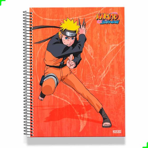 Imagem de Caderno Naruto 10 Matérias 160 folhas 20x27,5cm São Domingos