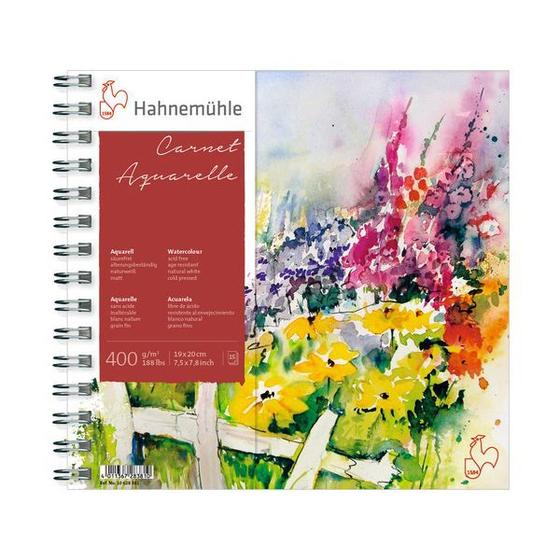 Imagem de Caderno Papel Aquarela Hahnemühle Carnet Voyage 400g 19x20 cm 10628381