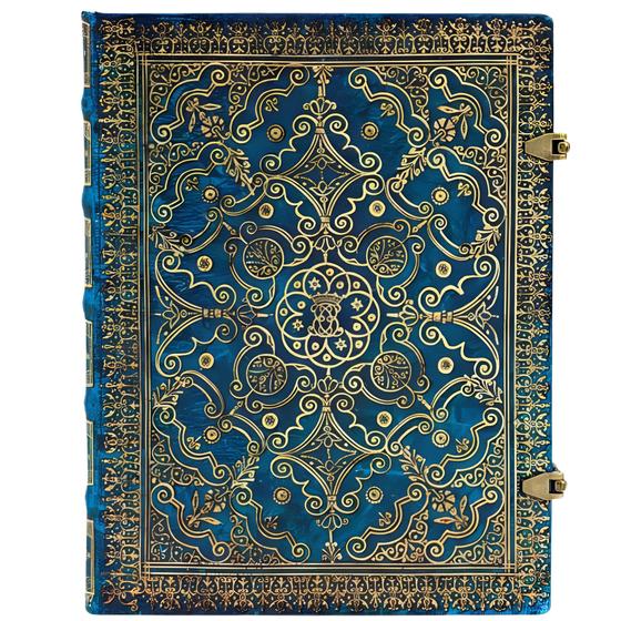 Imagem de Caderno Paperblanks Azure com Fecho Ultra 120g sem Pauta 144 Páginas