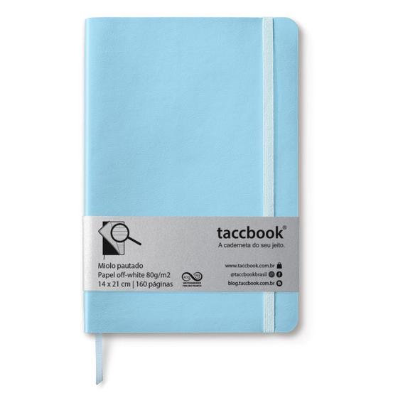 Imagem de Caderno Pautado taccbook Azul (pastel) 14x21 Flex