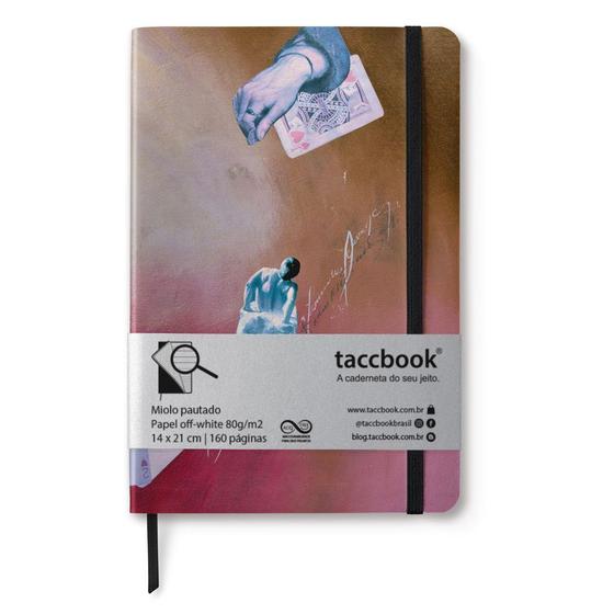 Imagem de Caderno Pautado taccbook Dar as cartas 14x21 Flex