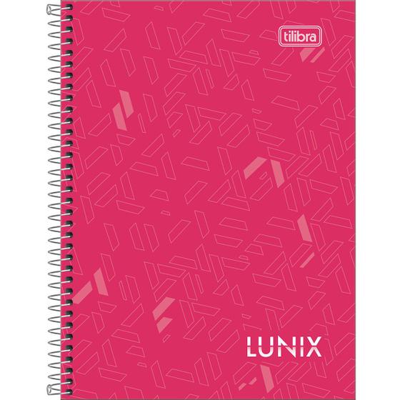 Imagem de Caderno Pequeno 1/4 Lunix Espiral 80 Folhas Capa Dura - Tilibra