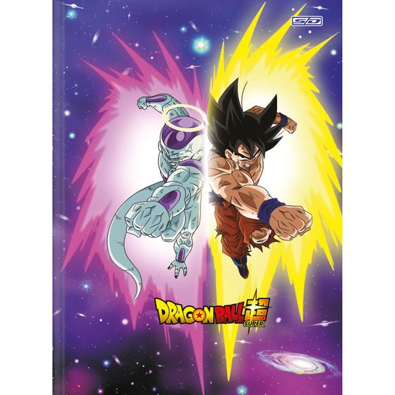 Imagem de Caderno (PEQUENO) Brochura 1/4 Capa Dura DRAGON BALL 80 Folhas Animativa