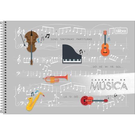 Imagem de Caderno pequeno musica tili 80f 3061