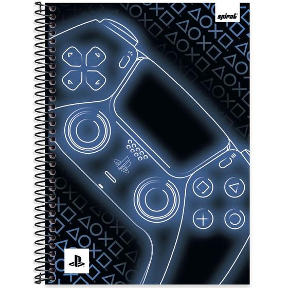 Imagem de Caderno Playstation 80 Fls Capa 01 - Spiral
