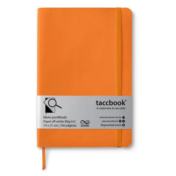 Imagem de Caderno Pontilhado taccbook Laranja 14x21 Flex