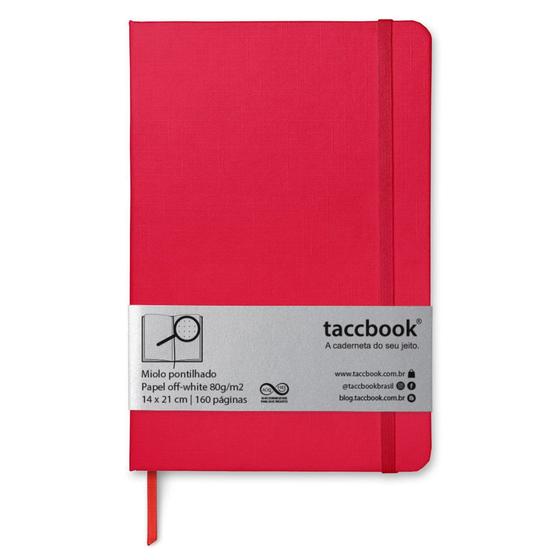 Imagem de Caderno Pontilhado taccbook Vermelho 14x21 Ríg.