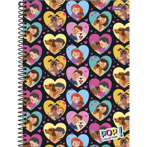 Imagem de Caderno Pop Collection Love Dog - 96 folhas - Foroni