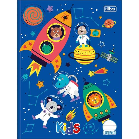 Imagem de Caderno Quadriculado 1X1 Tilibra Kids Brochura Capa Dura 40 Folhas