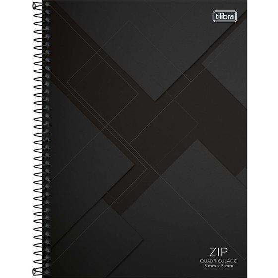 Imagem de Caderno Quadriculado 5x5 96 Folhas Zip Tilibra