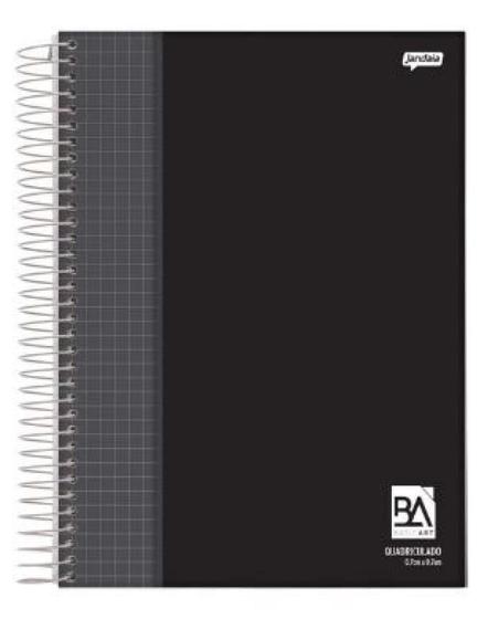 Imagem de Caderno quadriculado 96fls esp. 1x1 basic   59362   448451