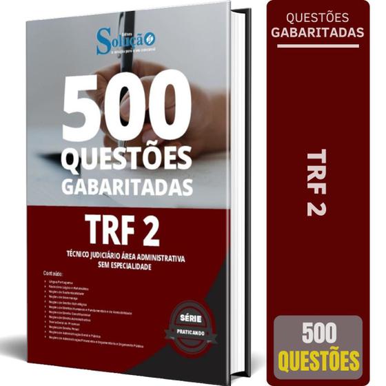 Imagem de Caderno Questões Trf 2 2024 Técnico Judiciário Área